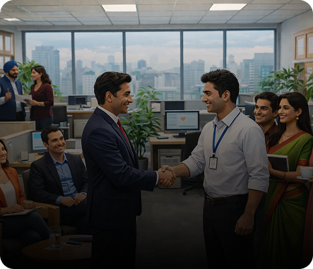 Serving both clients and team culture illustration