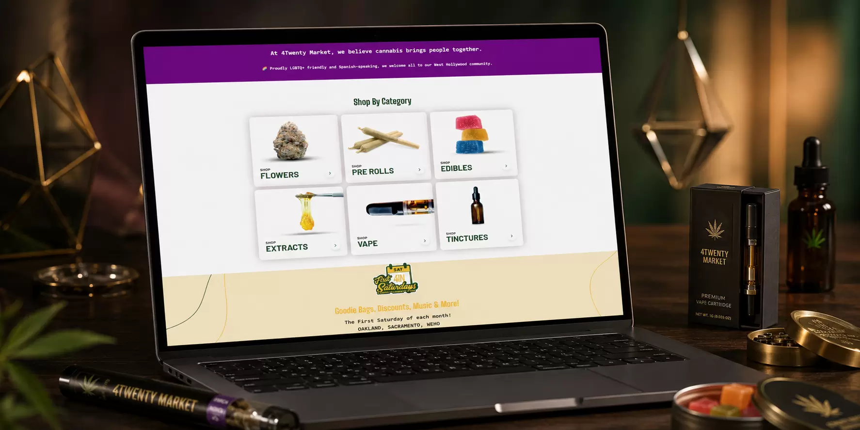 4Twenty Market - California Cannabis Dispensary Website - Image 2