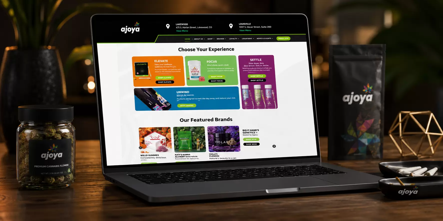 Ajoya - Colorado Cannabis Dispensary Website - Image 2