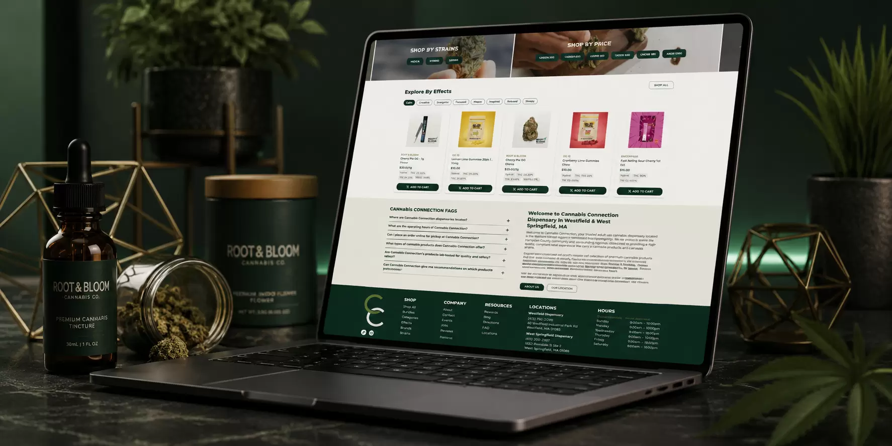 Cannabis Connection - Western Massachusetts Dispensary Website - Image 1