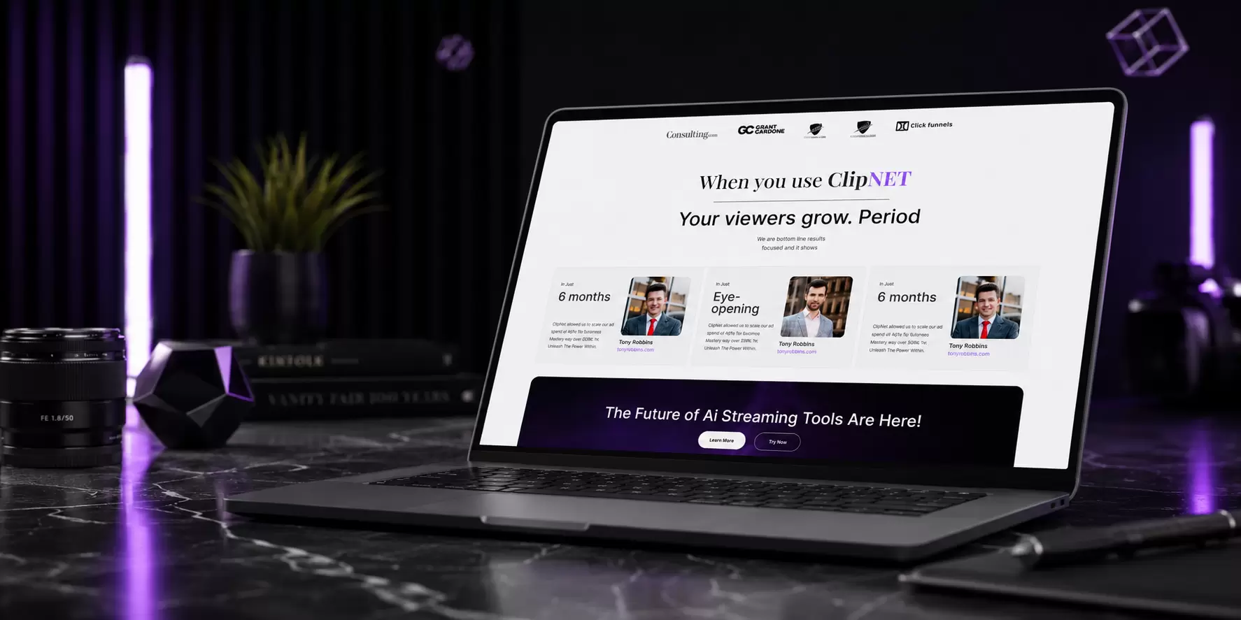 ClipNET.ai - AI Clipping Platform Website - Image 1
