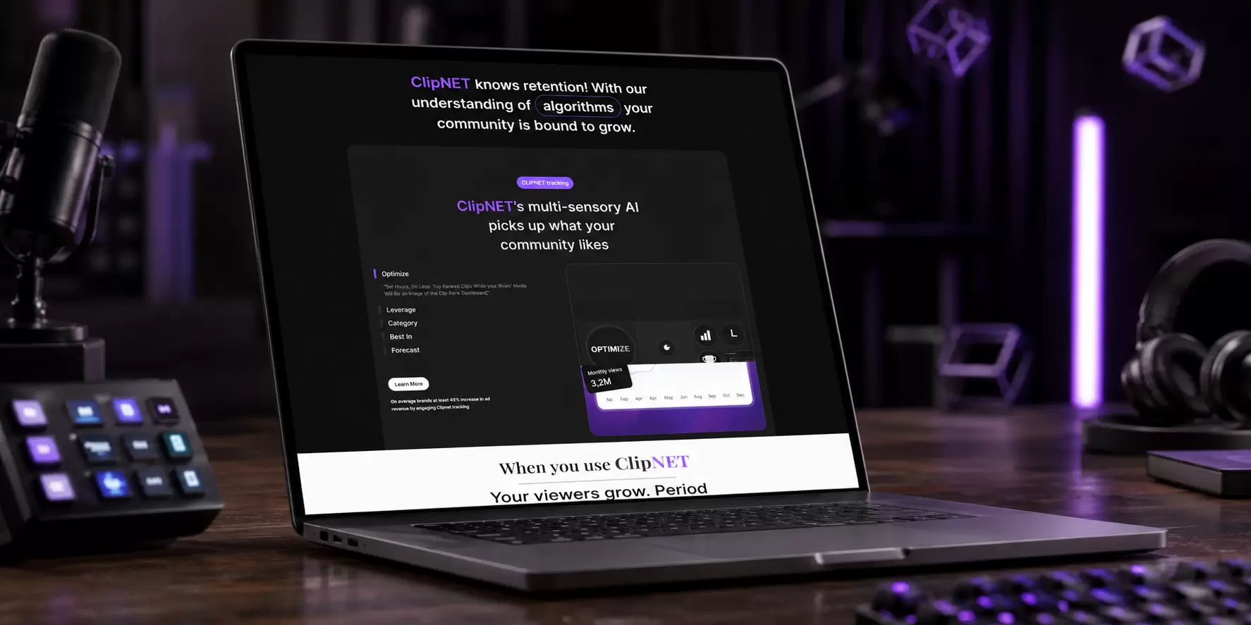 ClipNET.ai - AI Clipping Platform Website - Image 2