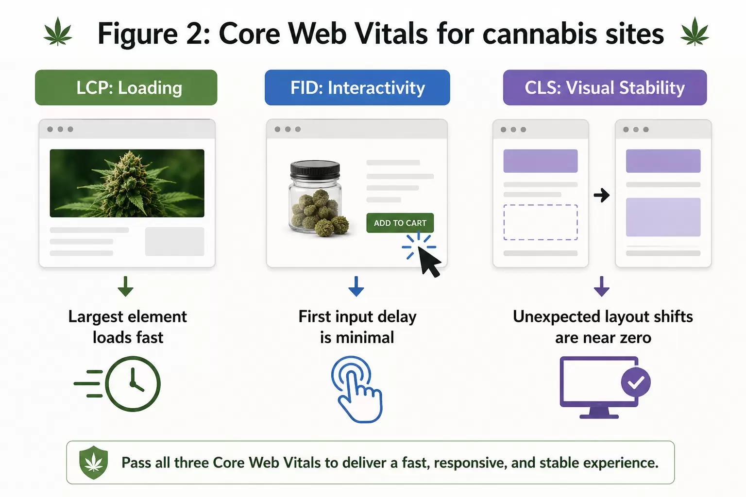 core web vitals for cannabis sites
