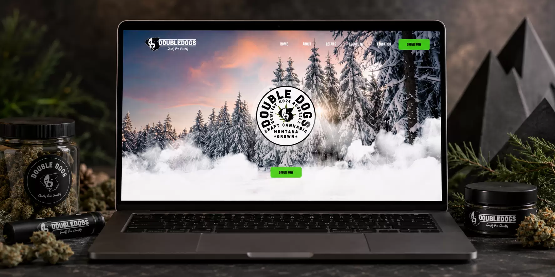 Double Dogs Cannabis Website Case Study
