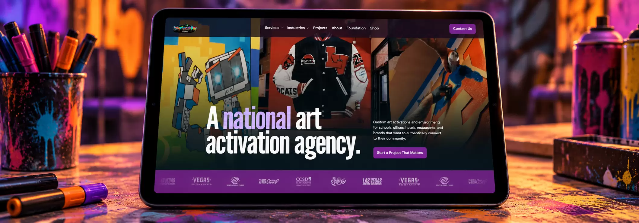 Graffiti Park Website Case Study