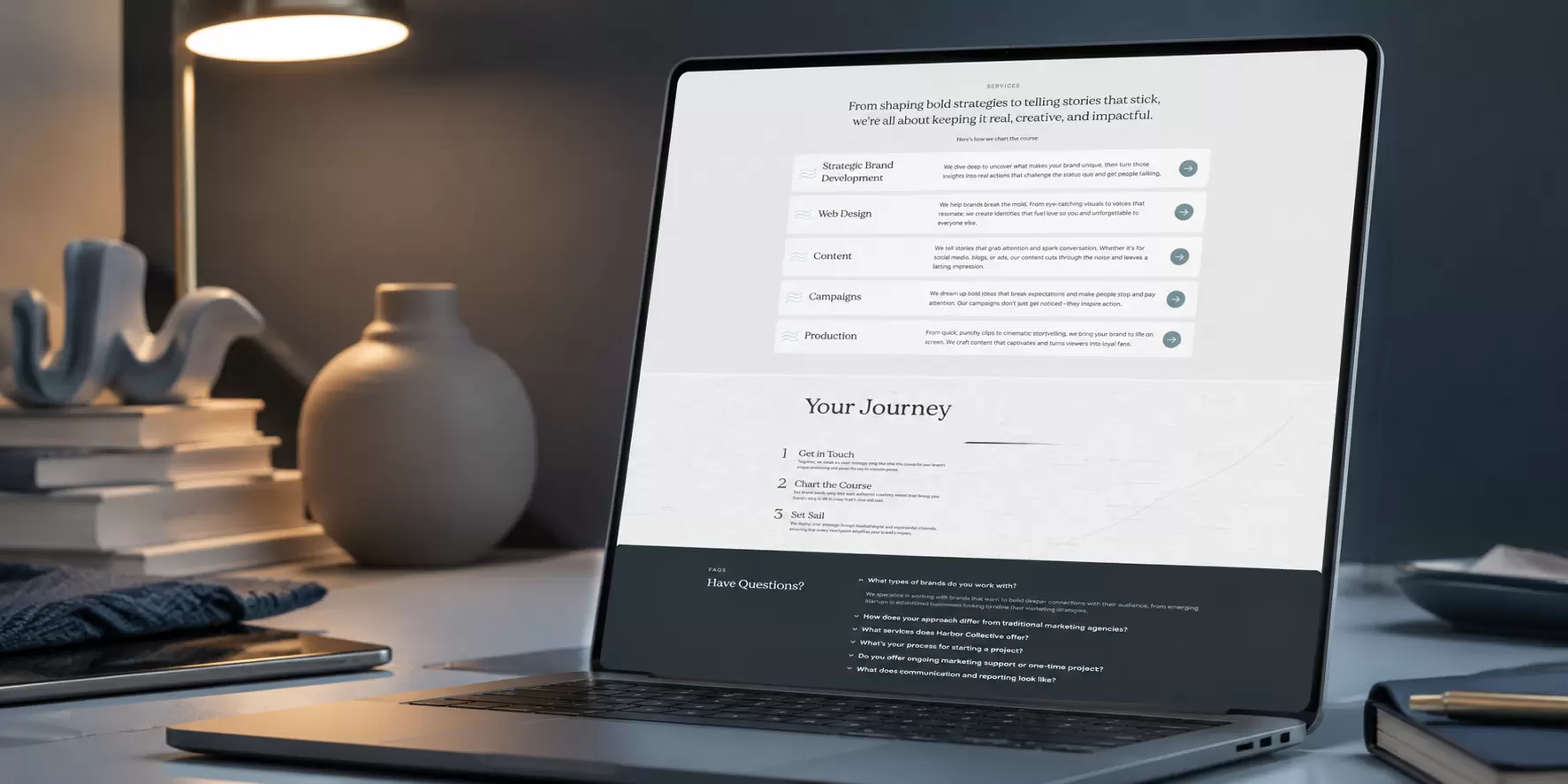 Harbor Collective - Boutique Marketing Agency Website - Image 1