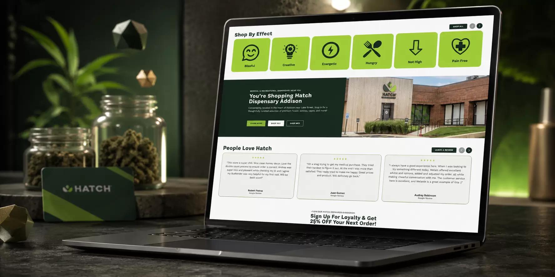 Hatch Cannabis - Illinois Dispensary Website - Image 1