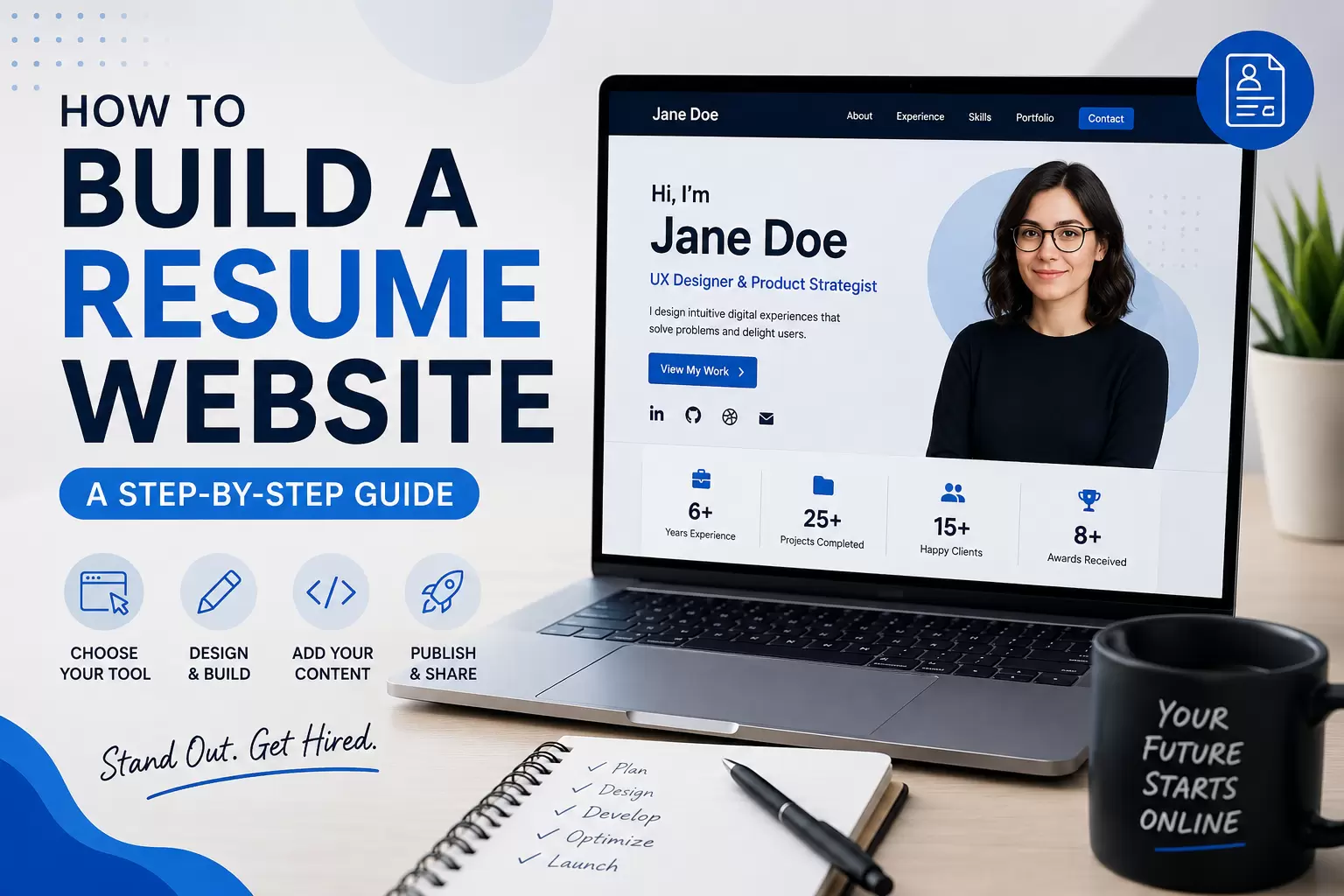 how to build a resume website