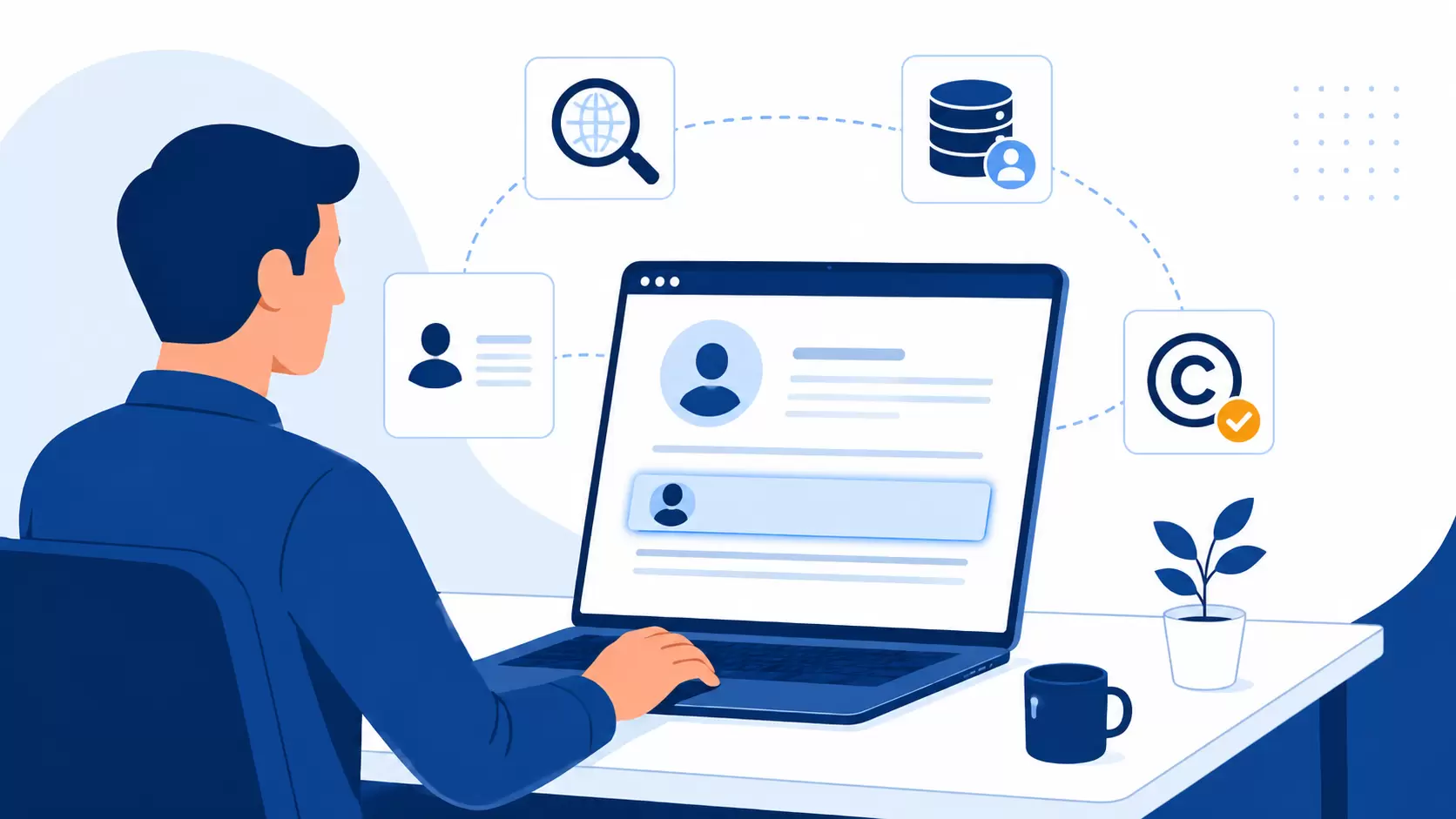 how to find the publisher of a website