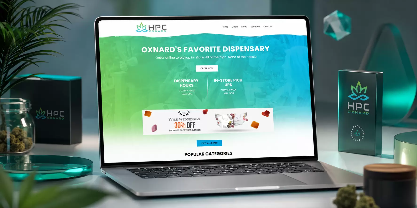 HPC Oxnard Dispensary Website Case Study