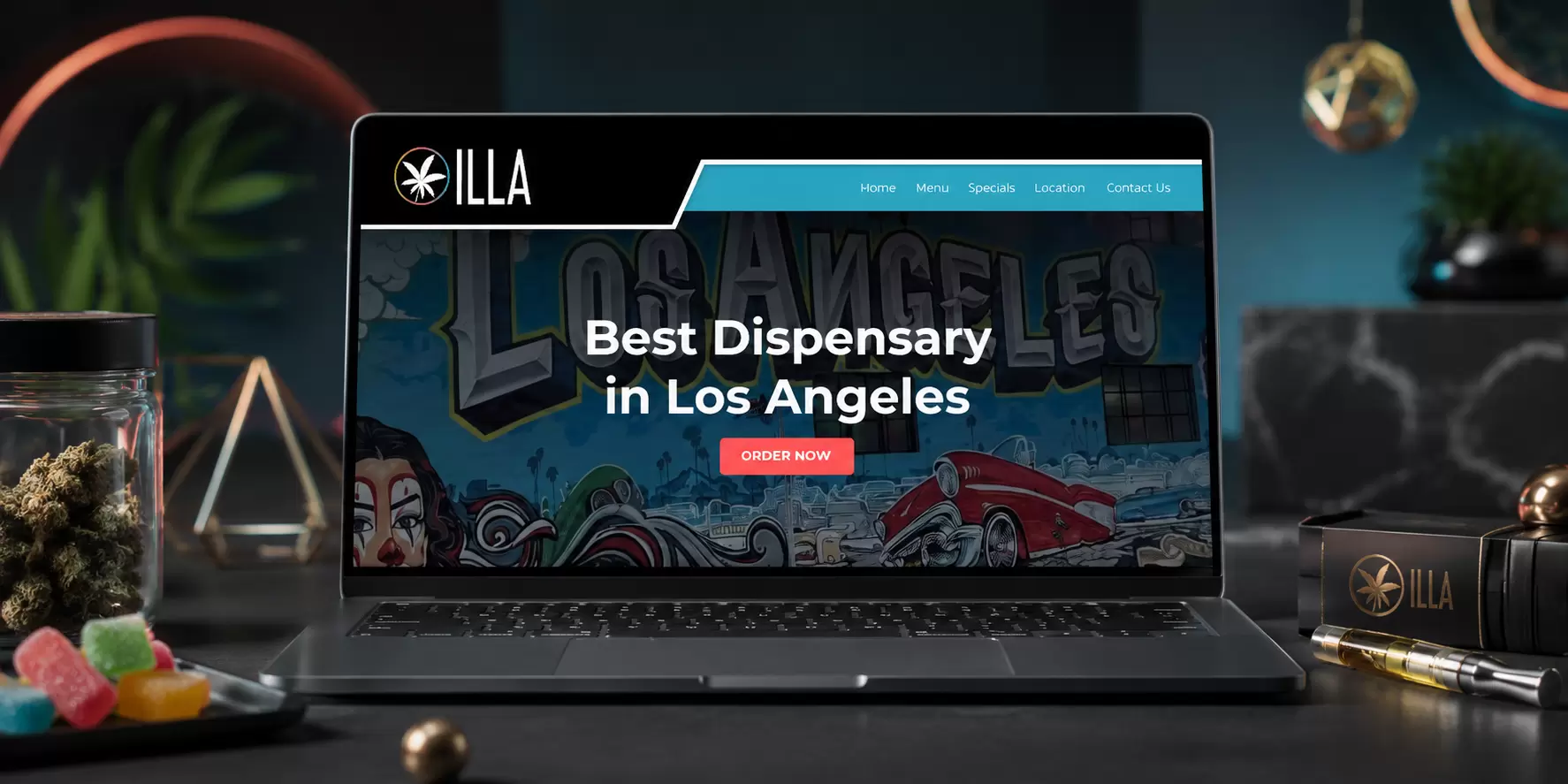 ILLA Canna Dispensary Website Case Study
