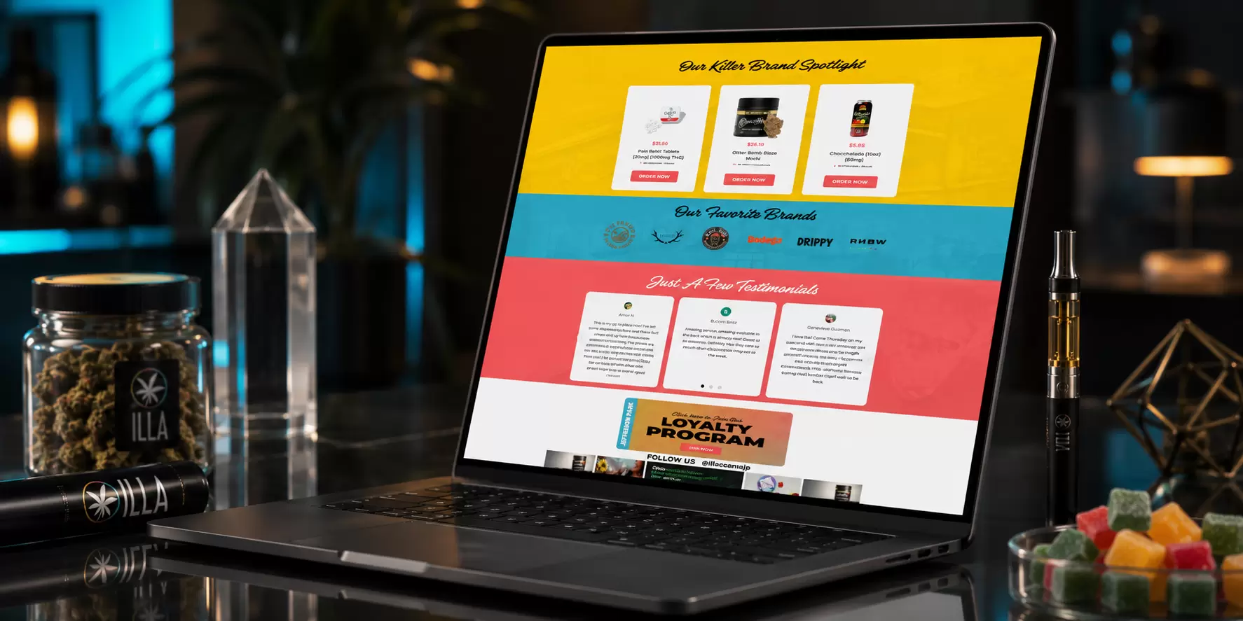 ILLA Canna - Los Angeles Cannabis Dispensary Website - Image 1