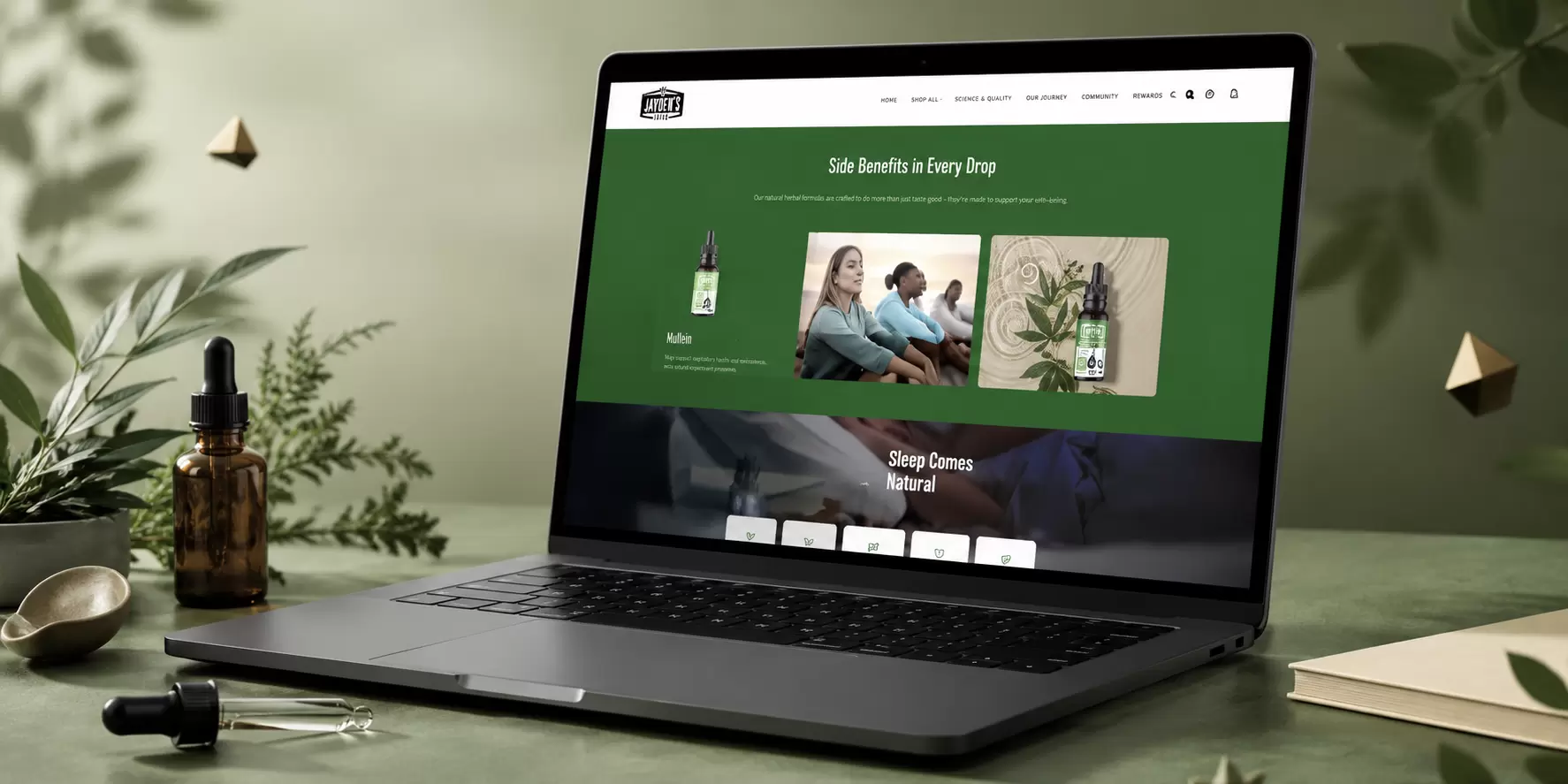 Jayden’s Juice - Plant-Based Wellness Product Website - Image 1