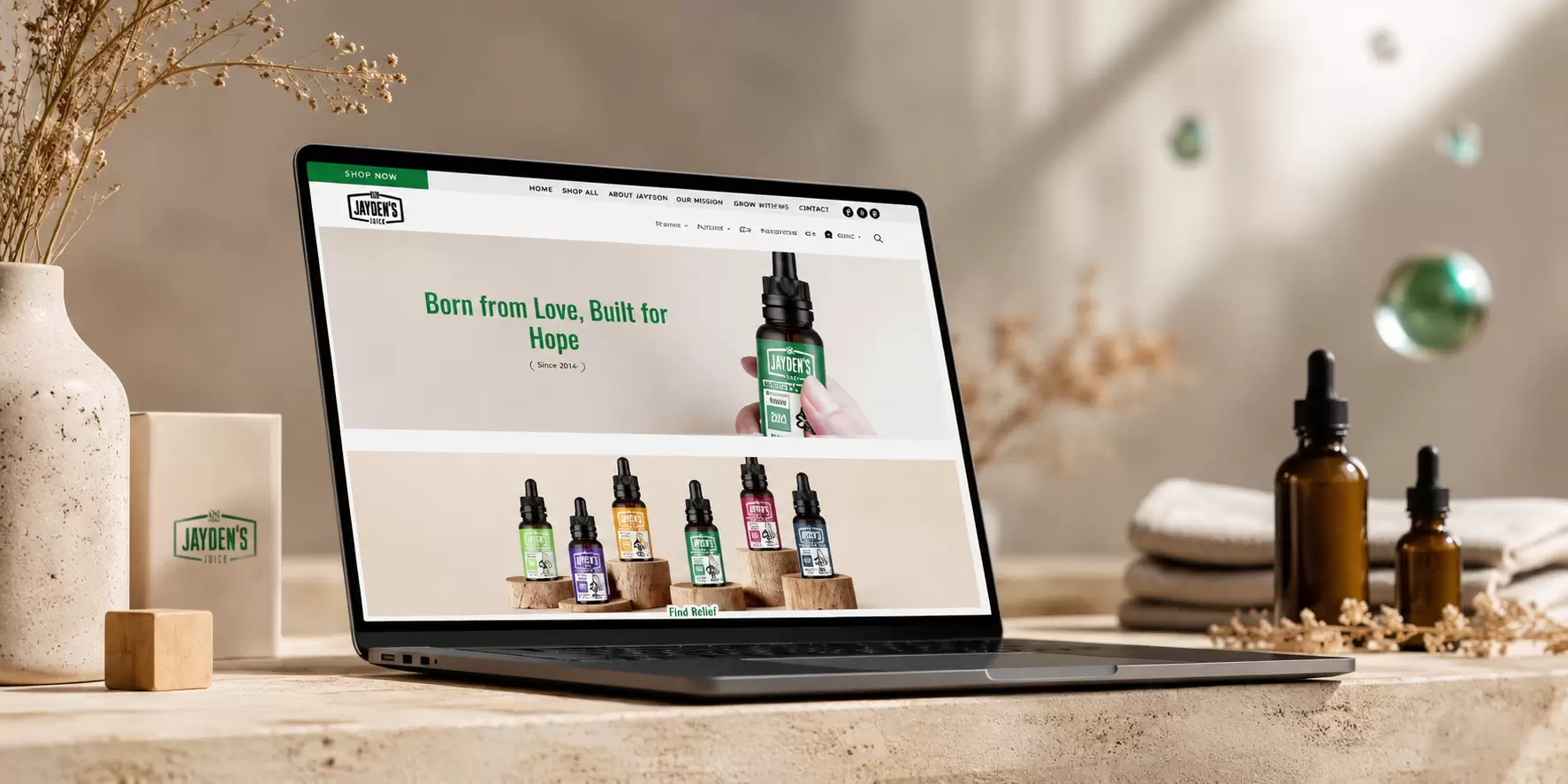 Jayden’s Juice - Plant-Based Wellness Product Website - Image 2