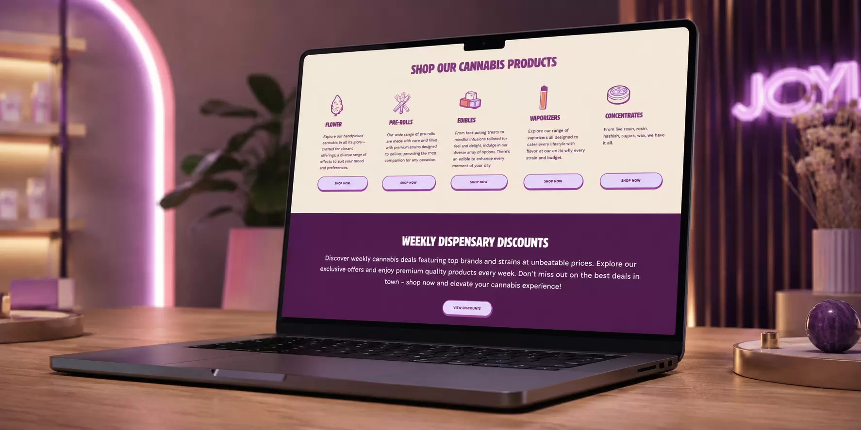 Joyleaf - New Jersey Cannabis Dispensary Website - Image 1