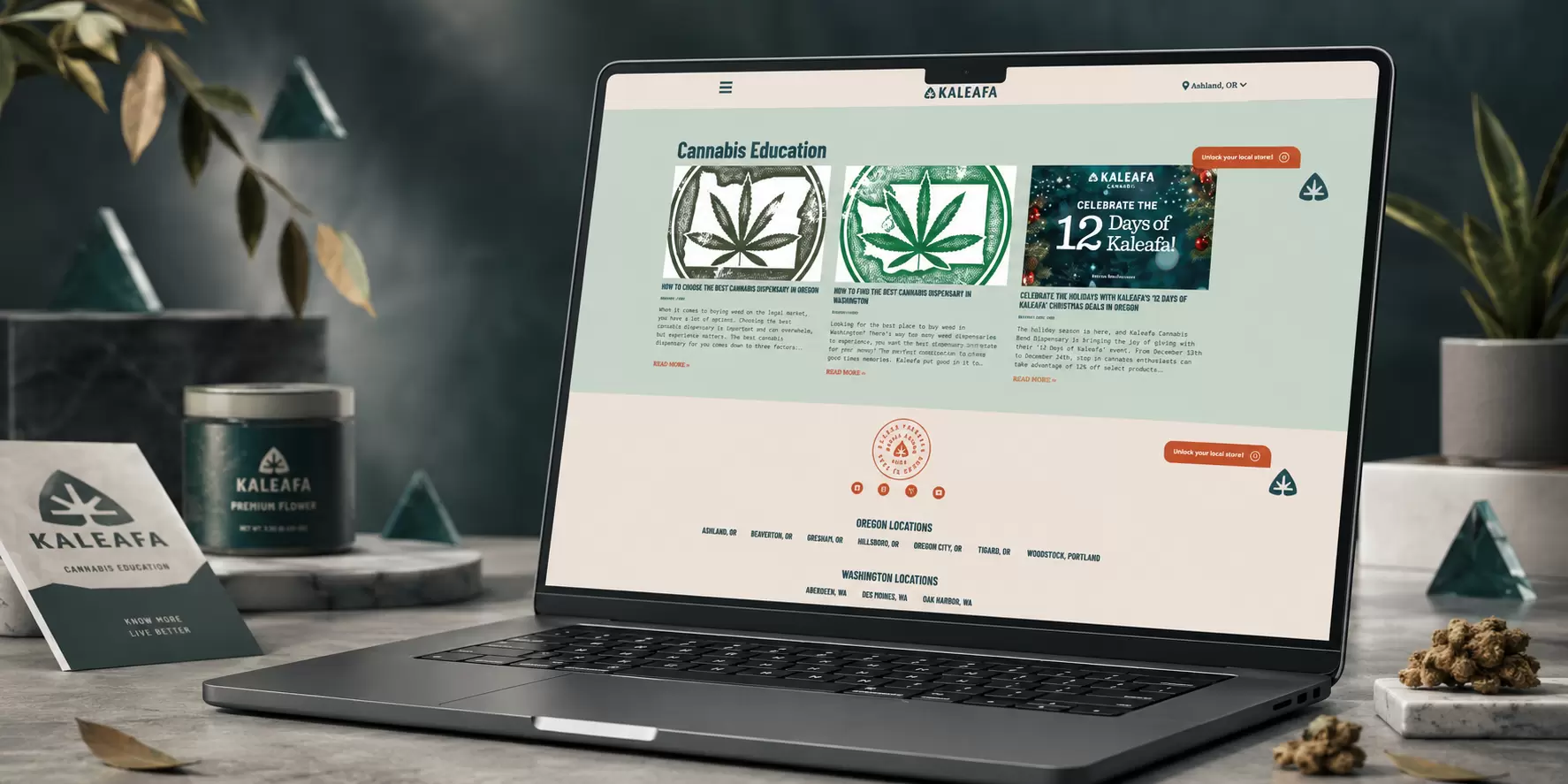 Kaleafa Cannabis - Oregon and Washington Dispensary Website - Image 1