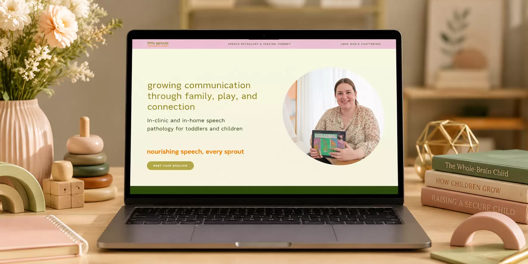 Little Sprouts SLP Website Case Study