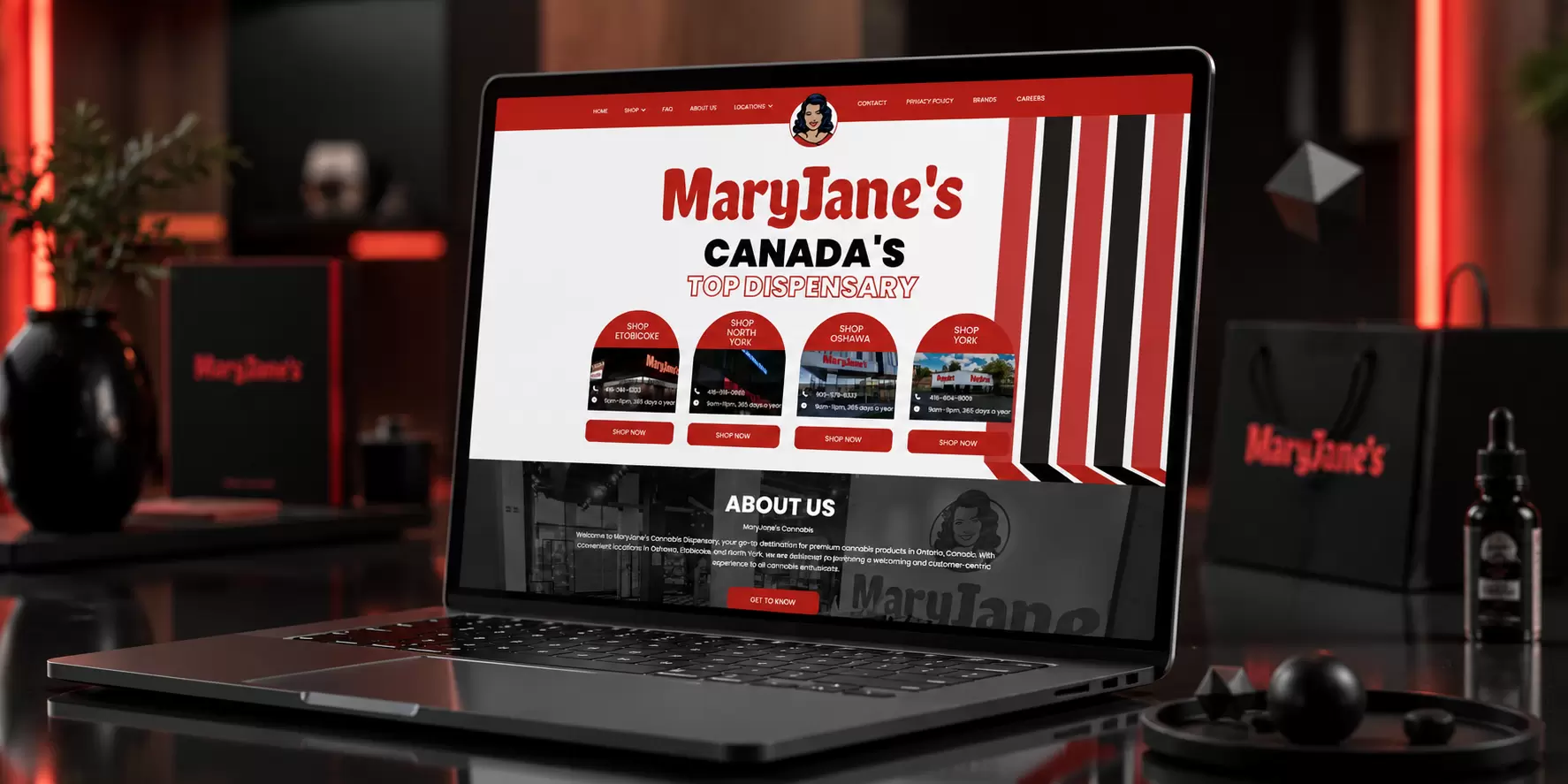 MaryJane’s - Ontario Cannabis Dispensary Website - Image 1