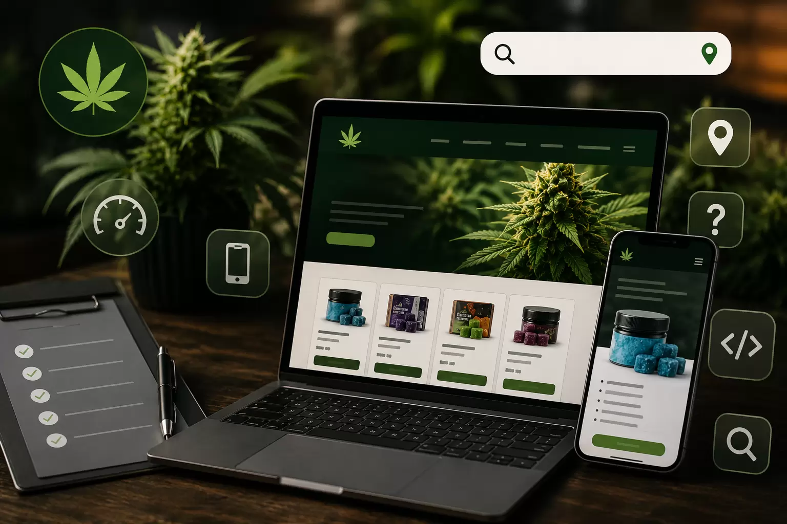 dispensary website seo