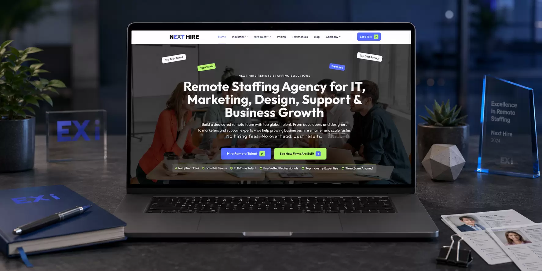 Next Hire Inc Staffing Website Case Study