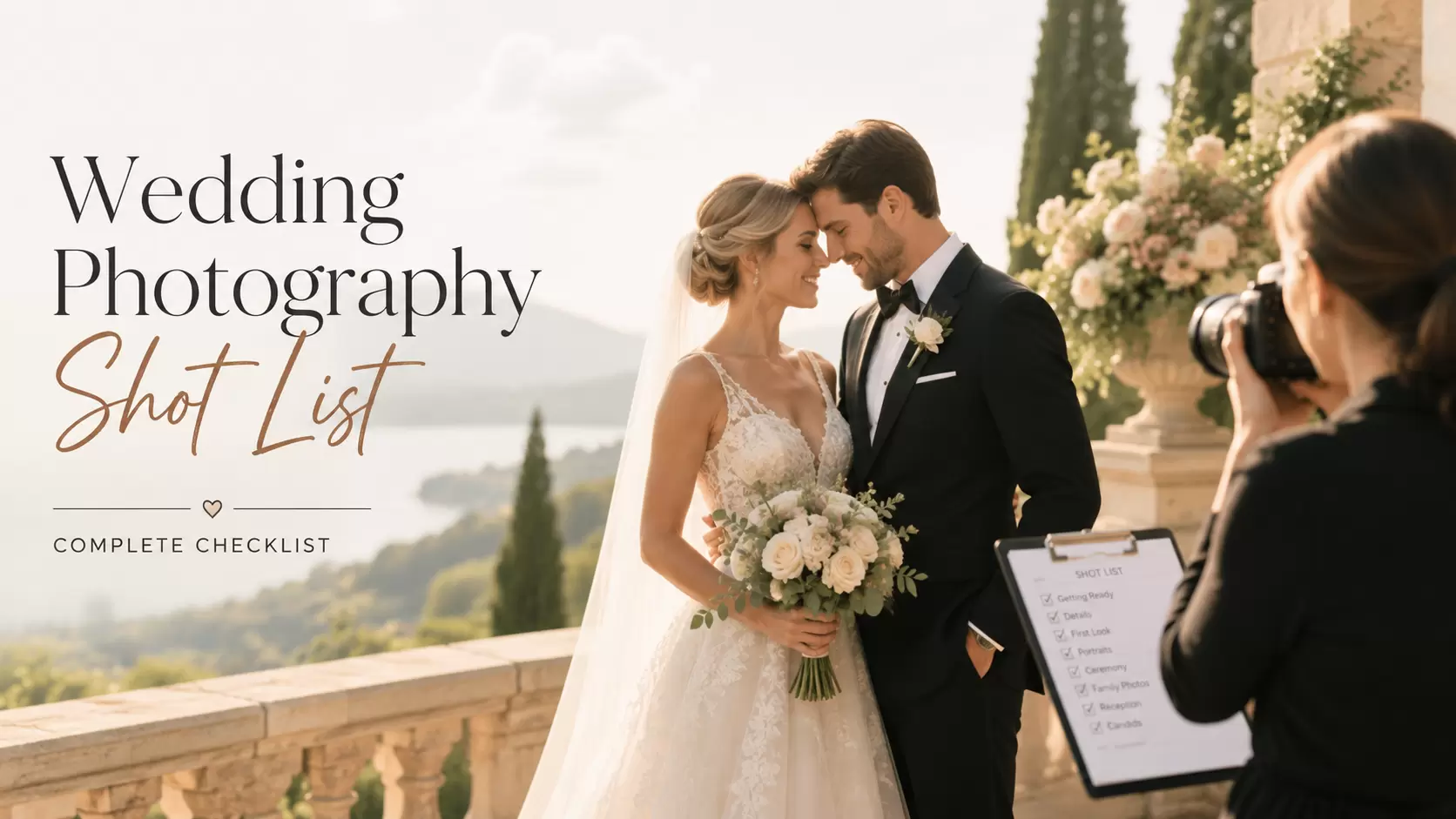 wedding photography shot list