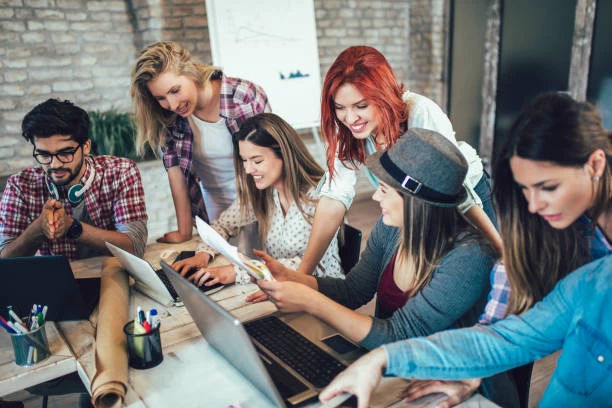 support team working on website issues