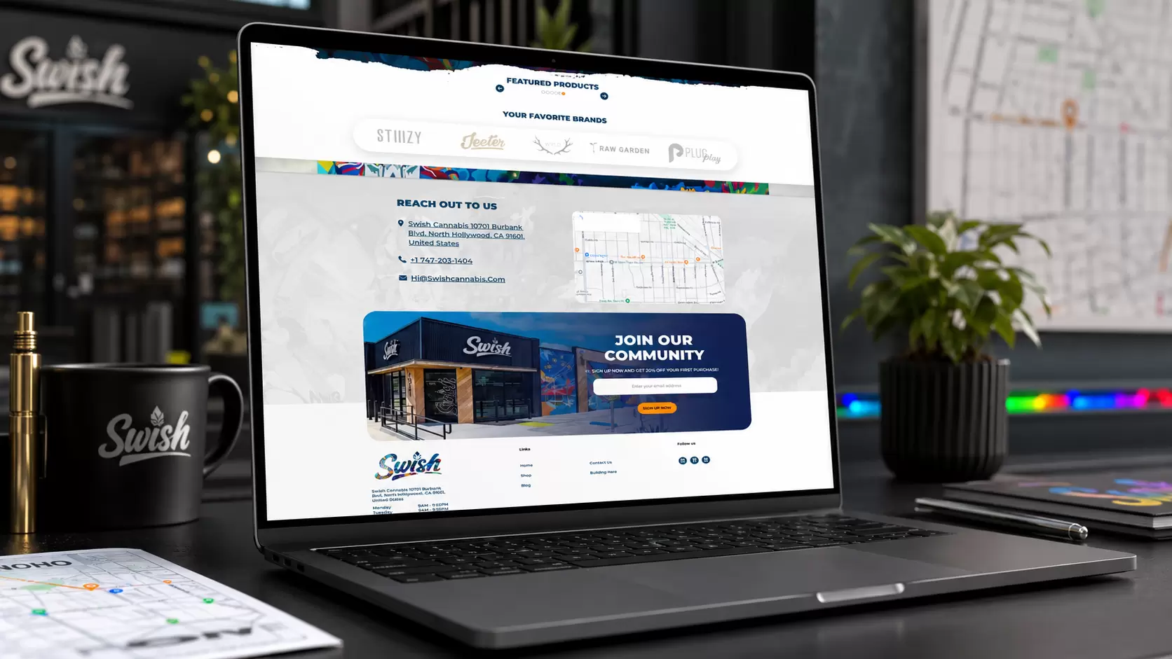 Swish Cannabis - North Hollywood Dispensary Website - Image 1