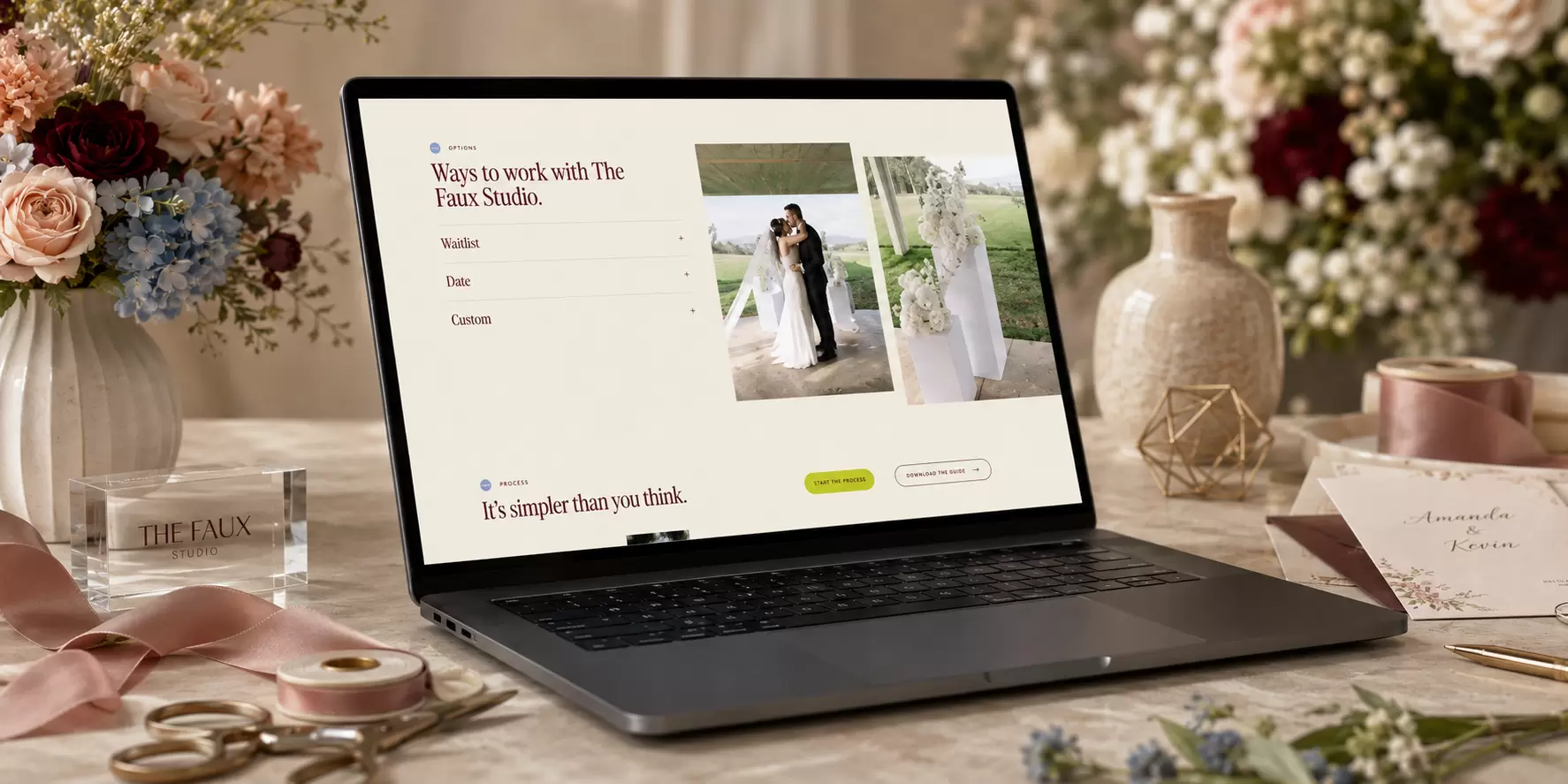The Faux Studio - Premium Faux Floral Hire Website - Image 2