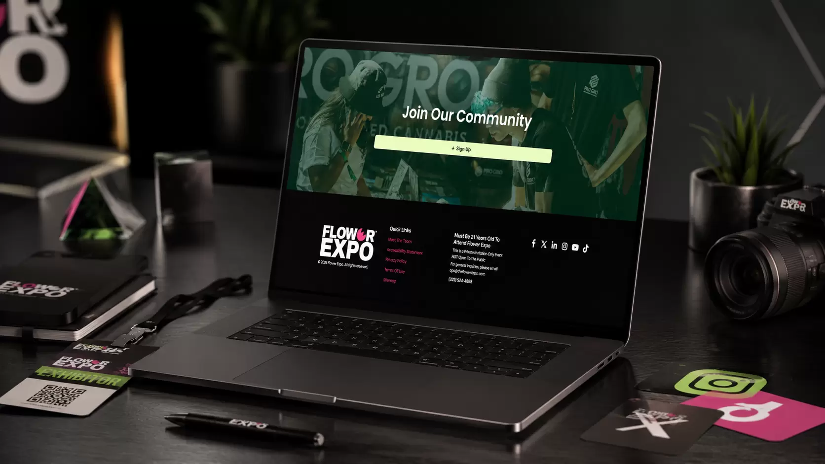 The Flower Expo - B2B Cannabis Trade Show Website - Image 1