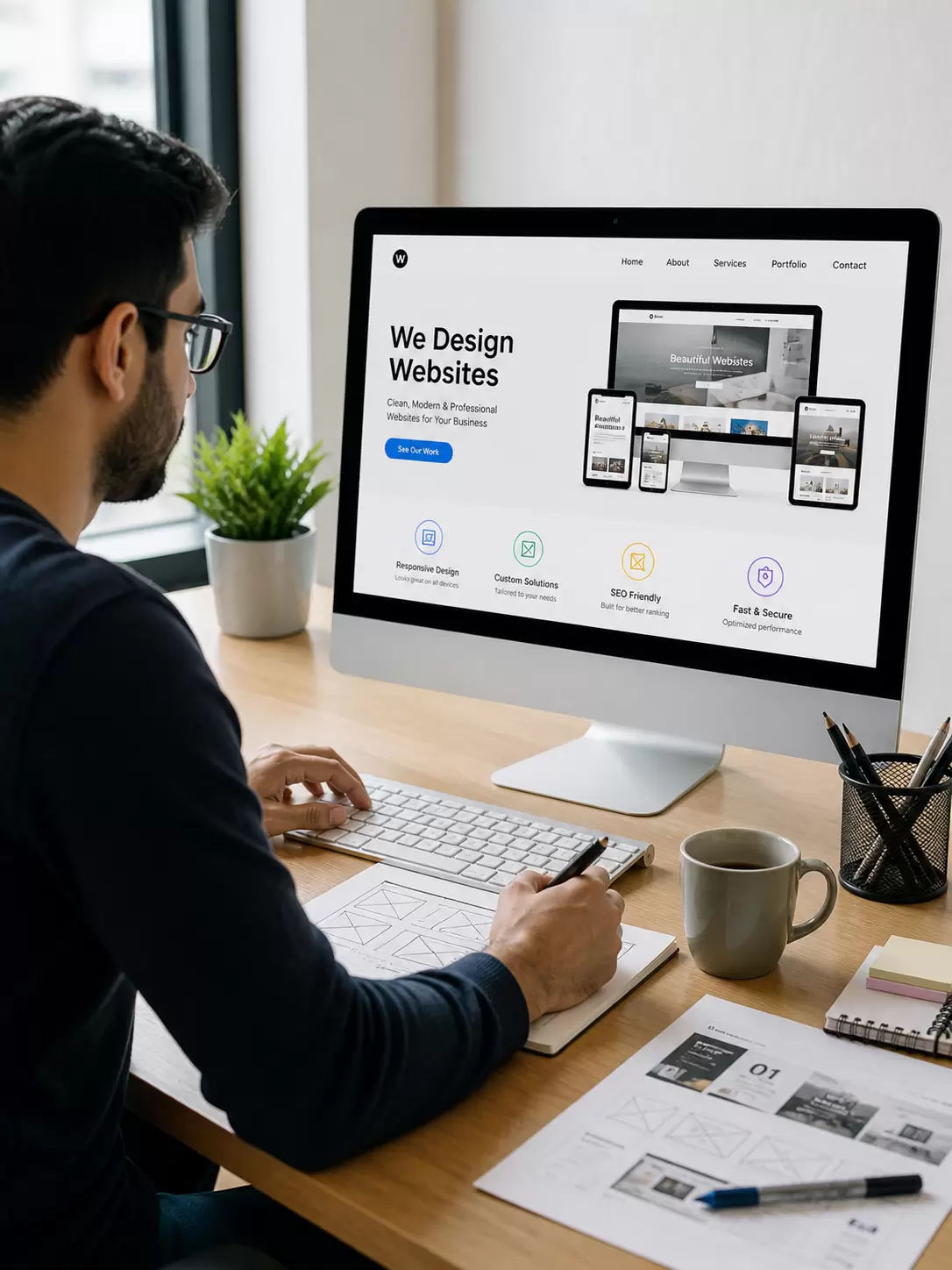 Web design services for small business, startups and B2B brands