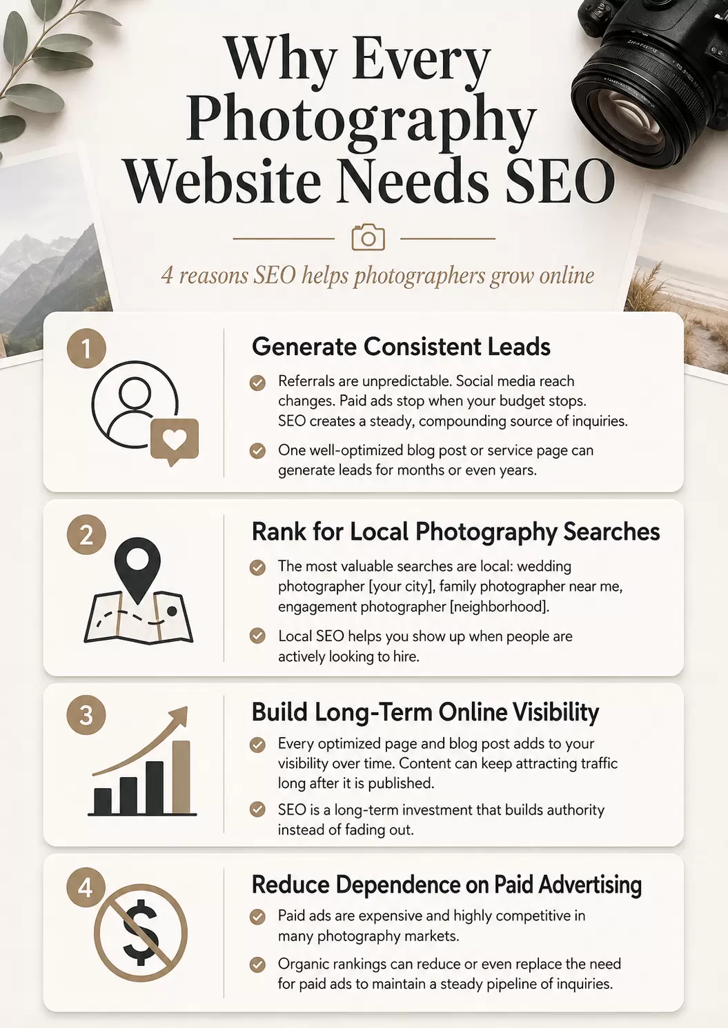 why photographers need seo for growth